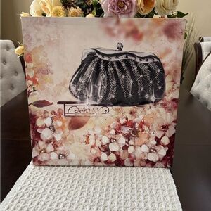 Elegant Black Clutch with Rhinestone Picture
